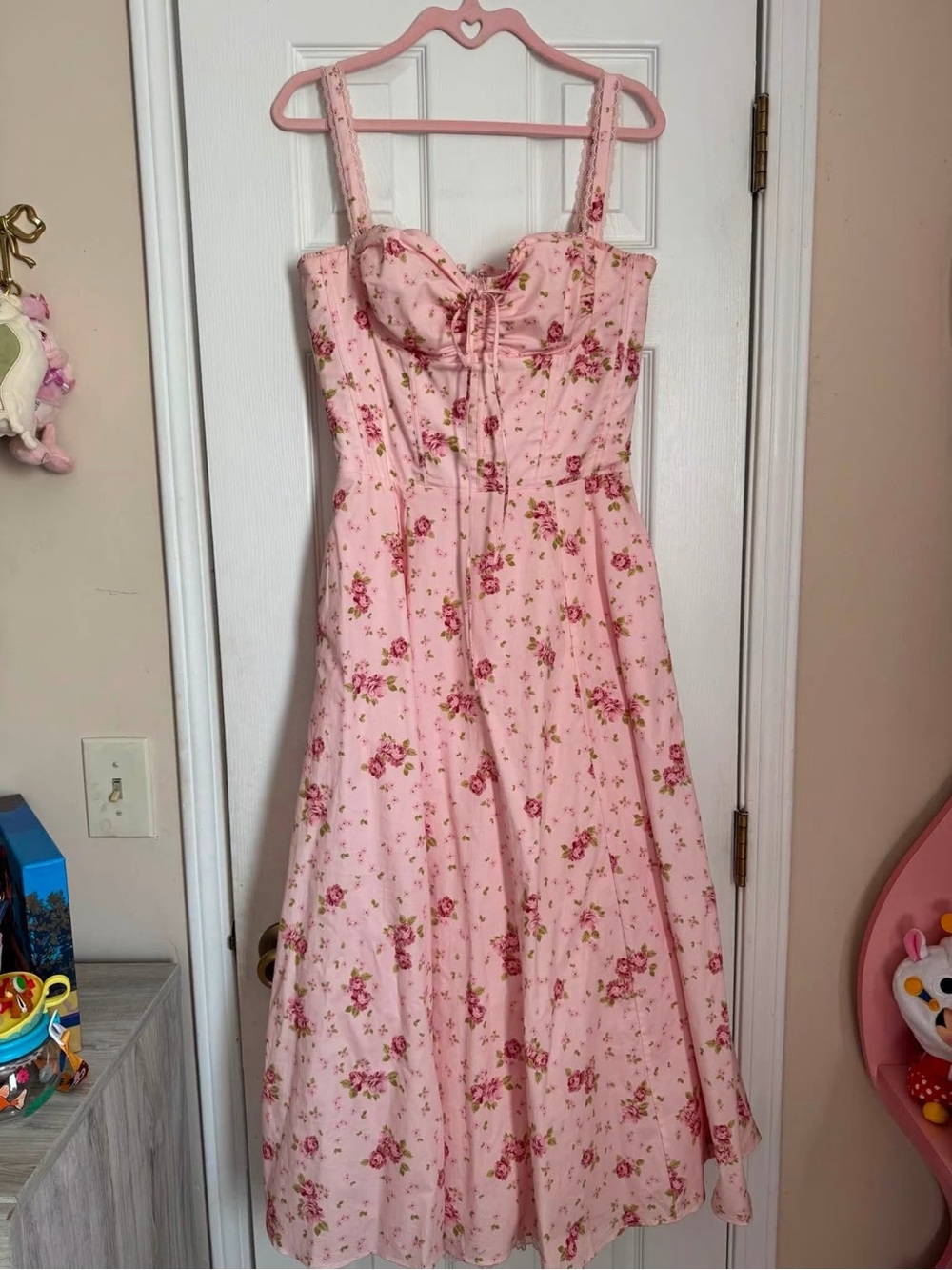 House of CB Rosalee Dress in Vintage Rose - Picture 2 of 5